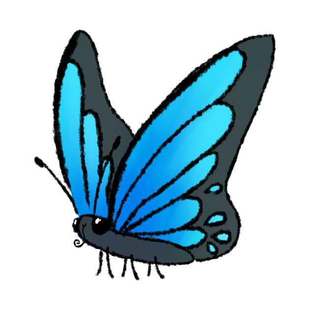 Joyous June Butterfly (Blue) by Tayleaf