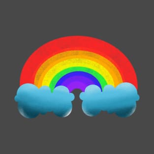 Rainbow in Clouds T-Shirt