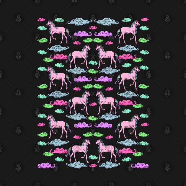 Unicorn Pattern #1 by rickyrickbob