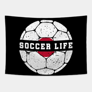 Japan Soccer Tapestry