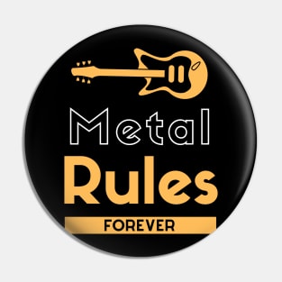 Heavy Metal Bands Heavy Metal Art Pin