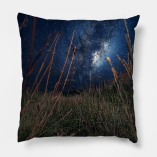 Milky Way Walk, our galaxy on a night walk Pillow