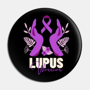 Lupus warrior hands Pin