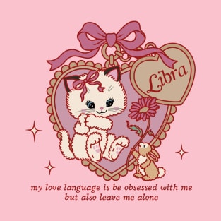 libra sassy vintage kitty T-Shirt