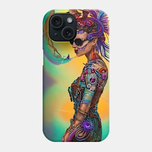 GODDESS RAVE PSYCHEDELIC GIRL Phone Case