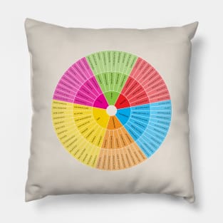 Wheel of Emotions + Feelings | American English | Junto Pillow