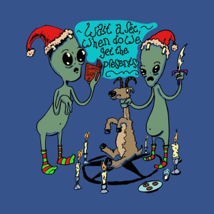 Aliens and Santa T-Shirt