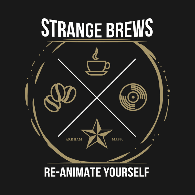 Strange Brews Coffee, Arkham Mass by kenrobin