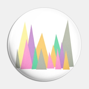 Pastel Peaks Pin