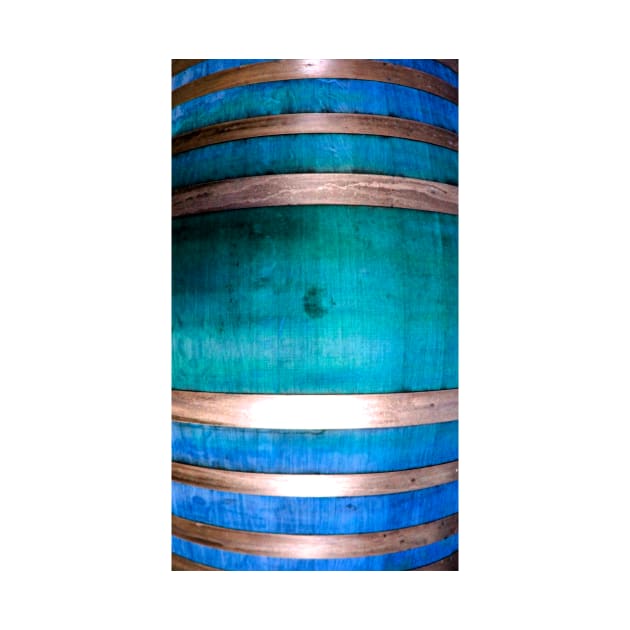 Blue and Silver Barrel - by Avril Thomas by MagpieSprings