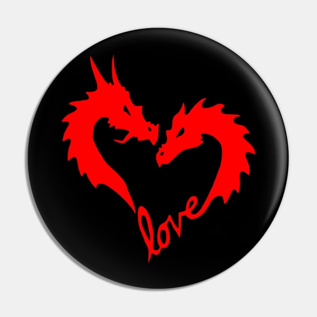 Dragon Love Pin by TonyBreeden