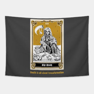 Death Tarot Card Tapestry