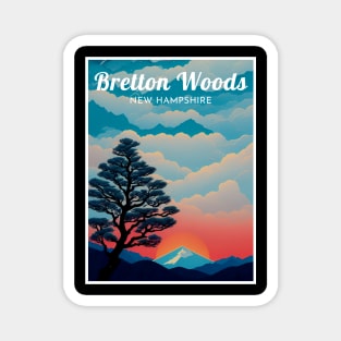 Bretton Woods New Hampshire United States ski Magnet