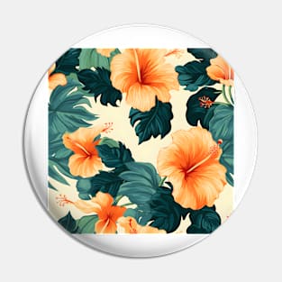 Hibiscus Flowers Pattern 19 Pin