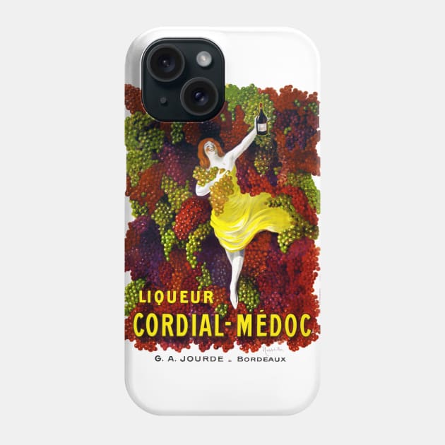 Vintage Travel Poster France Liqueur Cordial Medoc Phone Case by vintagetreasure