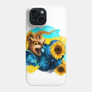 Cat Ukrainian Soldier Phone Case