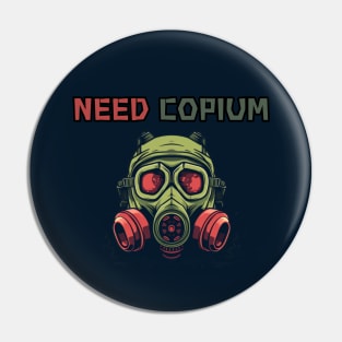 Need Copium, Twitch emote, slang Pin