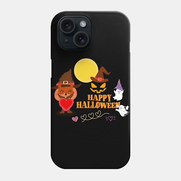 Happy Halloween T-shirt Phone Case by DakhaShop