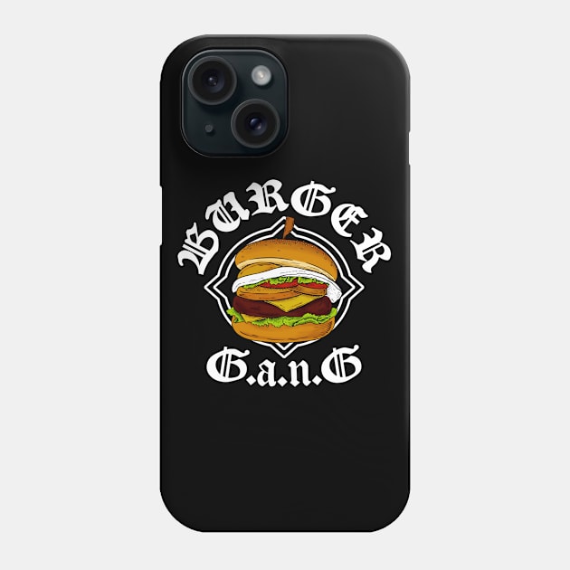 Old English "Burger Gang" Phone Case by A -not so store- Store