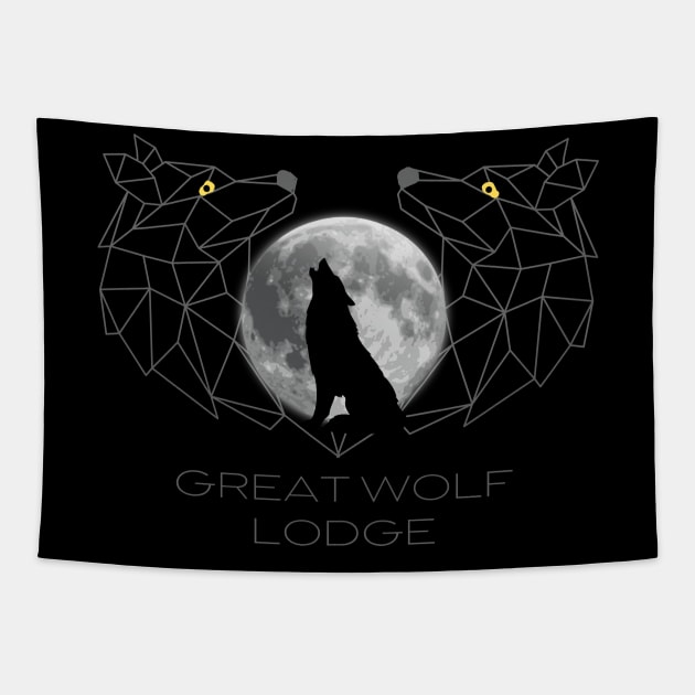 Great Wolf Lodge Tapestry by mkhriesat