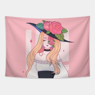 Fashion Girl Tapestry