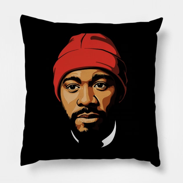 Marvin Gaye // 90s Style Pillow by Aldrvnd