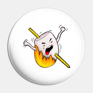 Toasting Marshmallows Pin