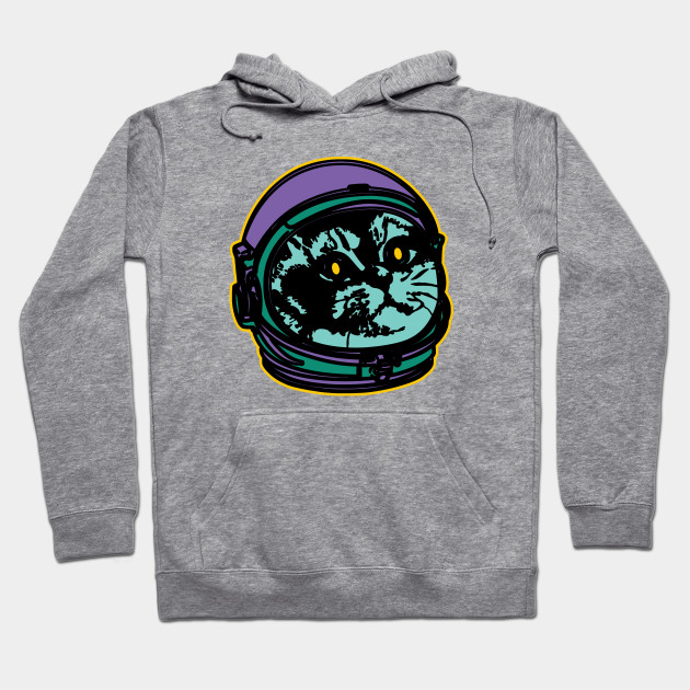 Heavy Breathing Cat Meme Astro Cat Space Cat Hoodie Teepublic Uk