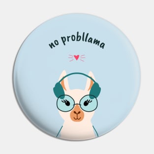 No probllama Pin