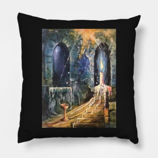 Temple of the Holy Grail Pillow