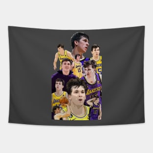 Austin Reaves Vector Art Tapestry