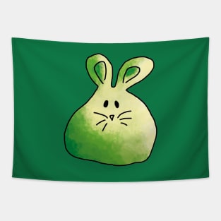 cute green rabbit Tapestry