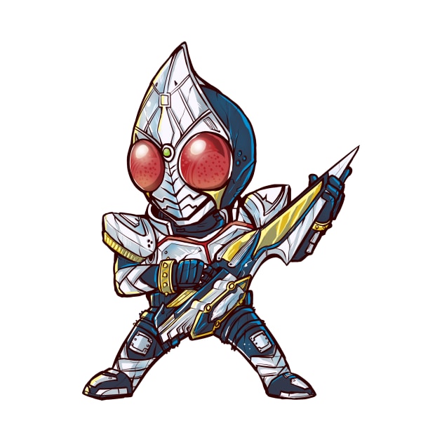 Kamen Rider Blade Chibi by RatjoenMerch