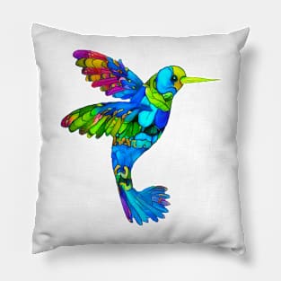 Happy Hummingbird Pillow