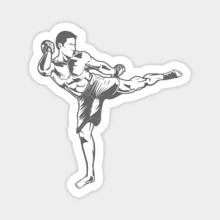 MMA Fighter Magnet