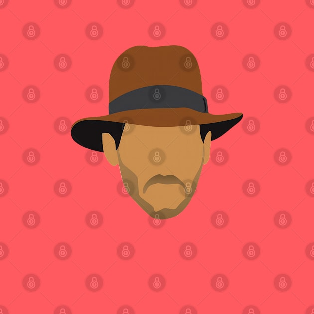 Indiana Jones - simple by Buff Geeks Art