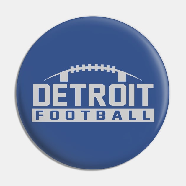 Detroit Football Pin by CasualGraphic