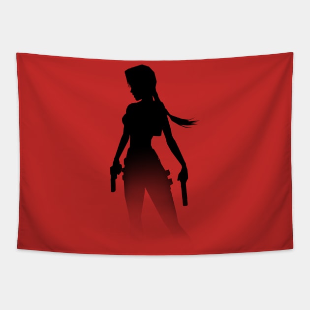 TOMB RAIDER ANGEL OF DARKNESS (FADE) Tapestry by iamjudas