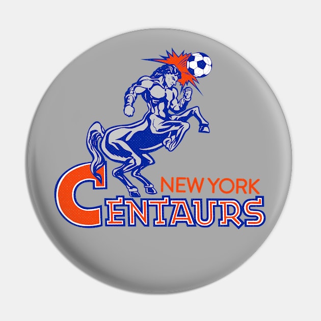 Short lived New York Centaur USL Soccer Pin by LocalZonly