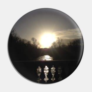 Scottish Photography Series (Vectorized) - Sunset Over The Kelvin Pin