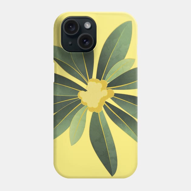 Loquat medlar flower in Autumn Phone Case by SelmaCardoso