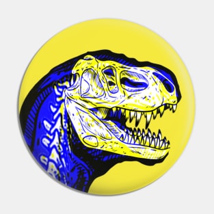 T-Rex Interactive Yellow&Blue Filter T-Shirt By Red&Blue Pin