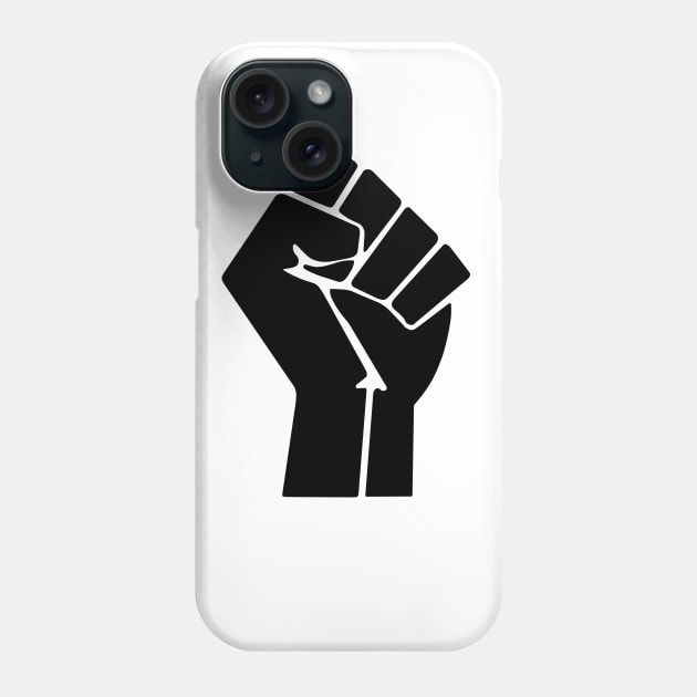 Raised Fist Black Lives Phone Case by sweetsixty