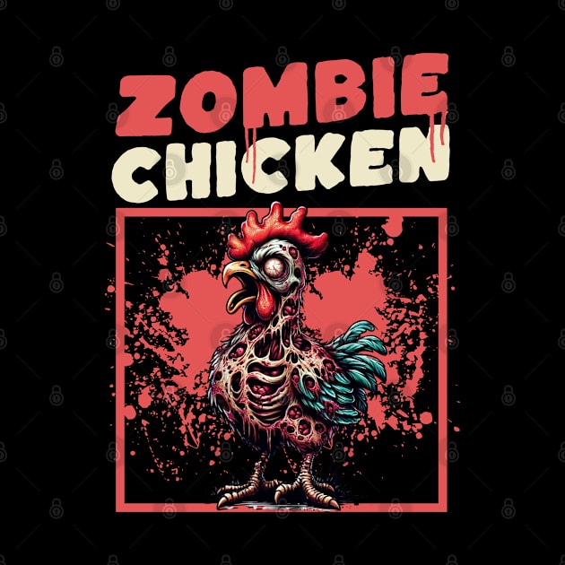 Zombie Chicken funny by woormle