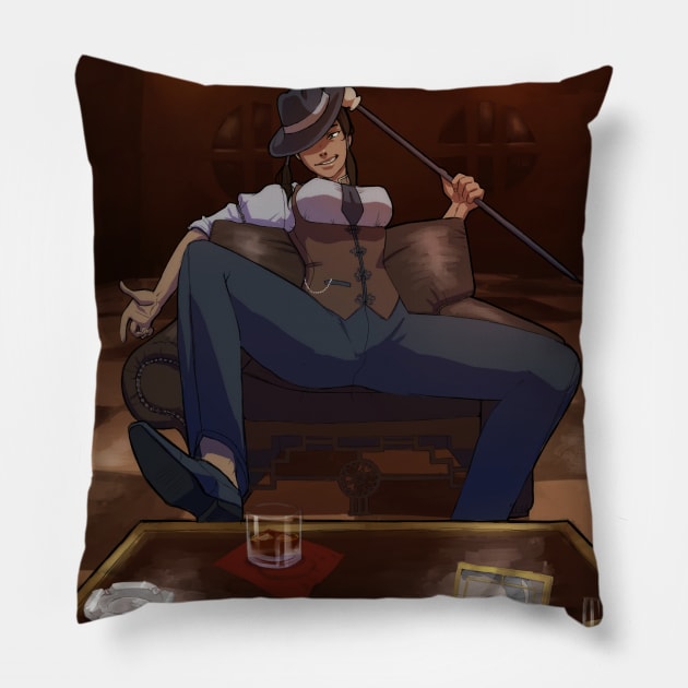 Dapper Korra Pillow by Glasmond