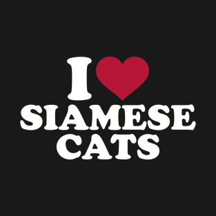 I love Siamese cat T-Shirt