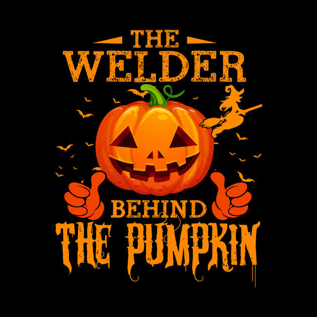 Mens The CHEF Behind The Pumpkin T shirt Funny Halloween T Shirt_WELDER by Sinclairmccallsavd