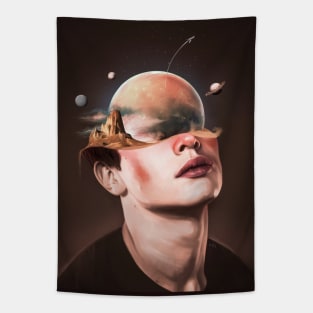 Planet boy Tapestry