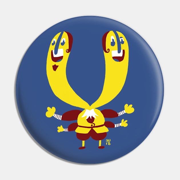 Monster Boy 12 Pin by washburnillustration