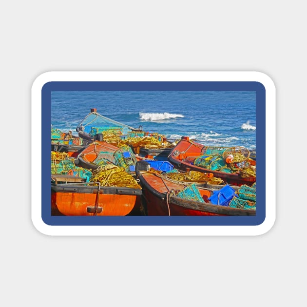 Colorful boats Magnet by Memories4you